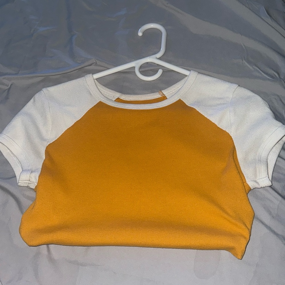 Yellow Cropped top